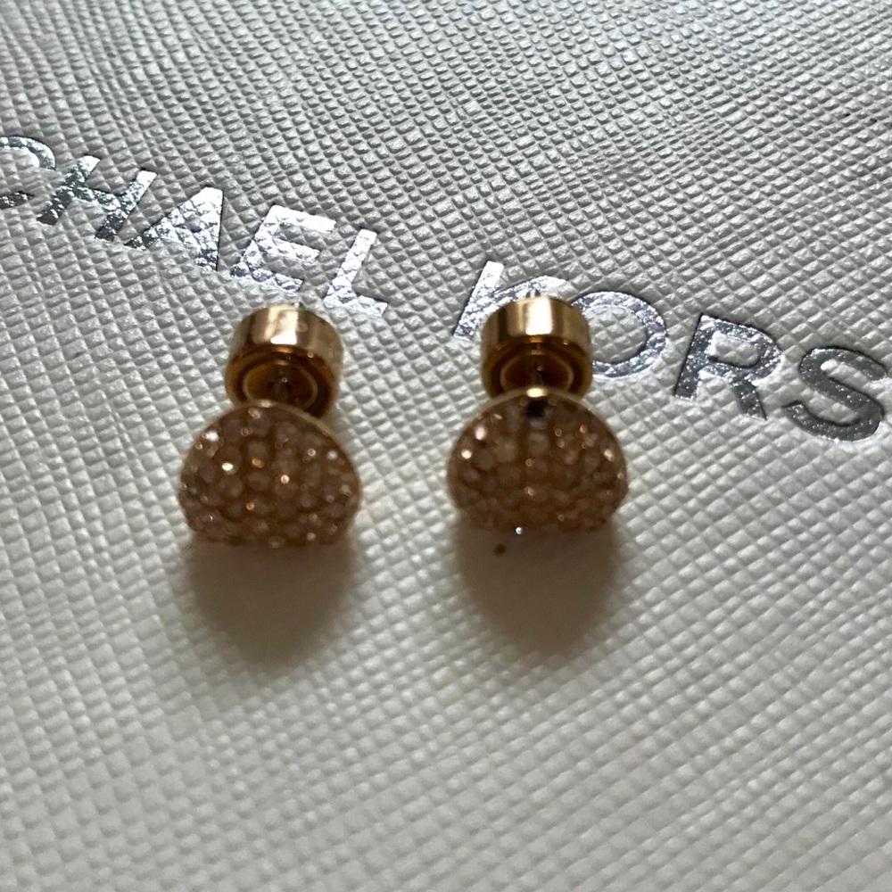 Michael Kors Crystal Studs - Picture 7 of 8